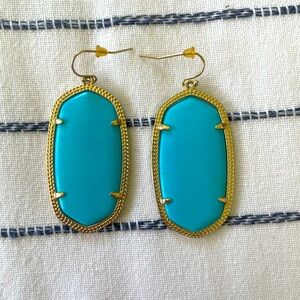 Kendra Scott Danielle Large Turquoise Earrings